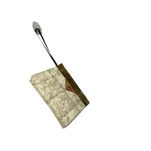 Handmade quilted wrist Bag women's OS